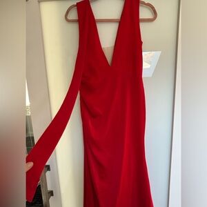 Lovers + Friends Vibrant Red Dress